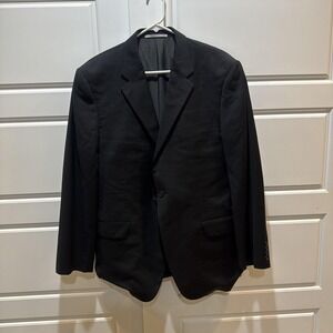 Hickey Freeman Blazer Mens 42 Gray Pinstripe Wool Suit Jacket Made USA